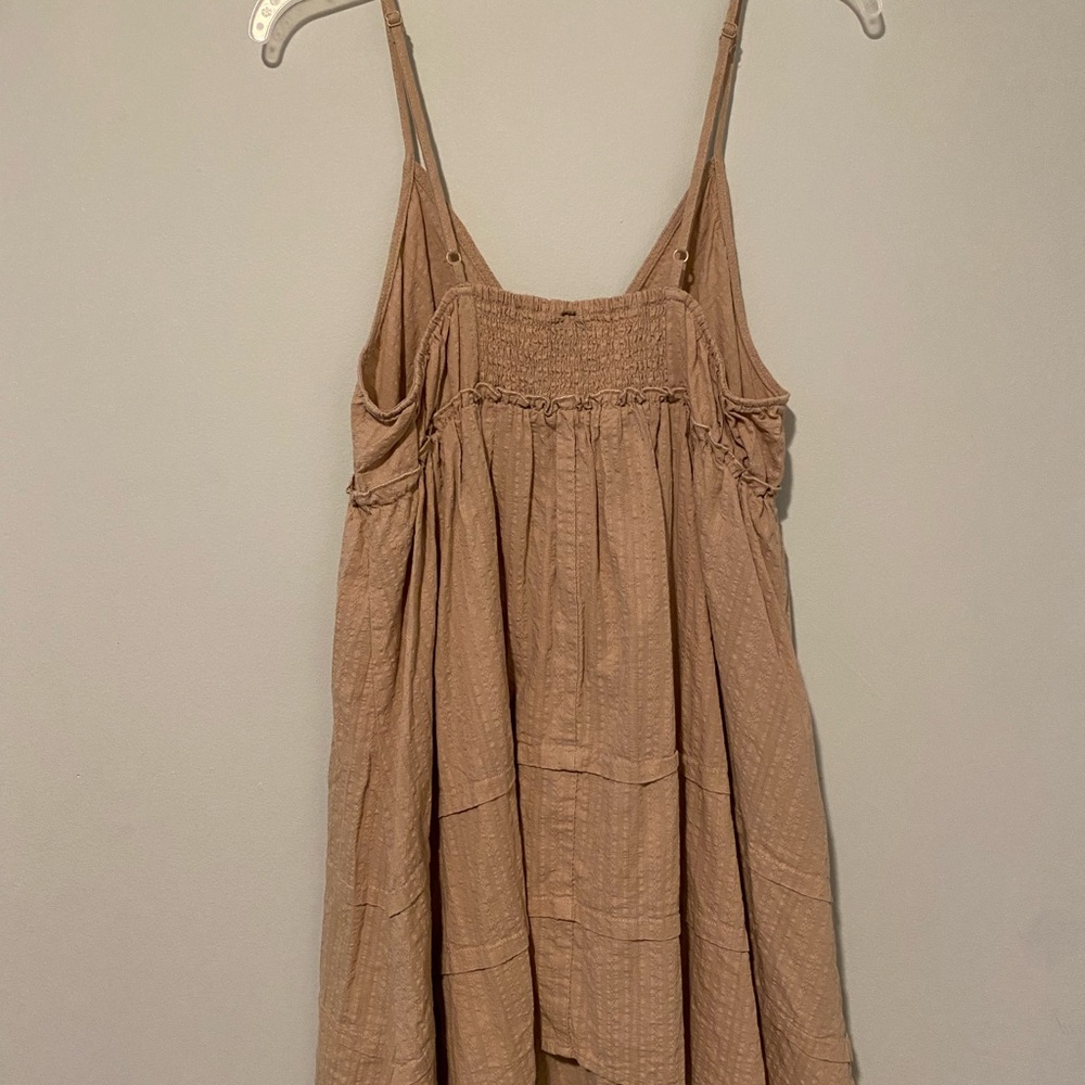 Wild Fable Tan Textured Mini Dress - Picture 4 of 4